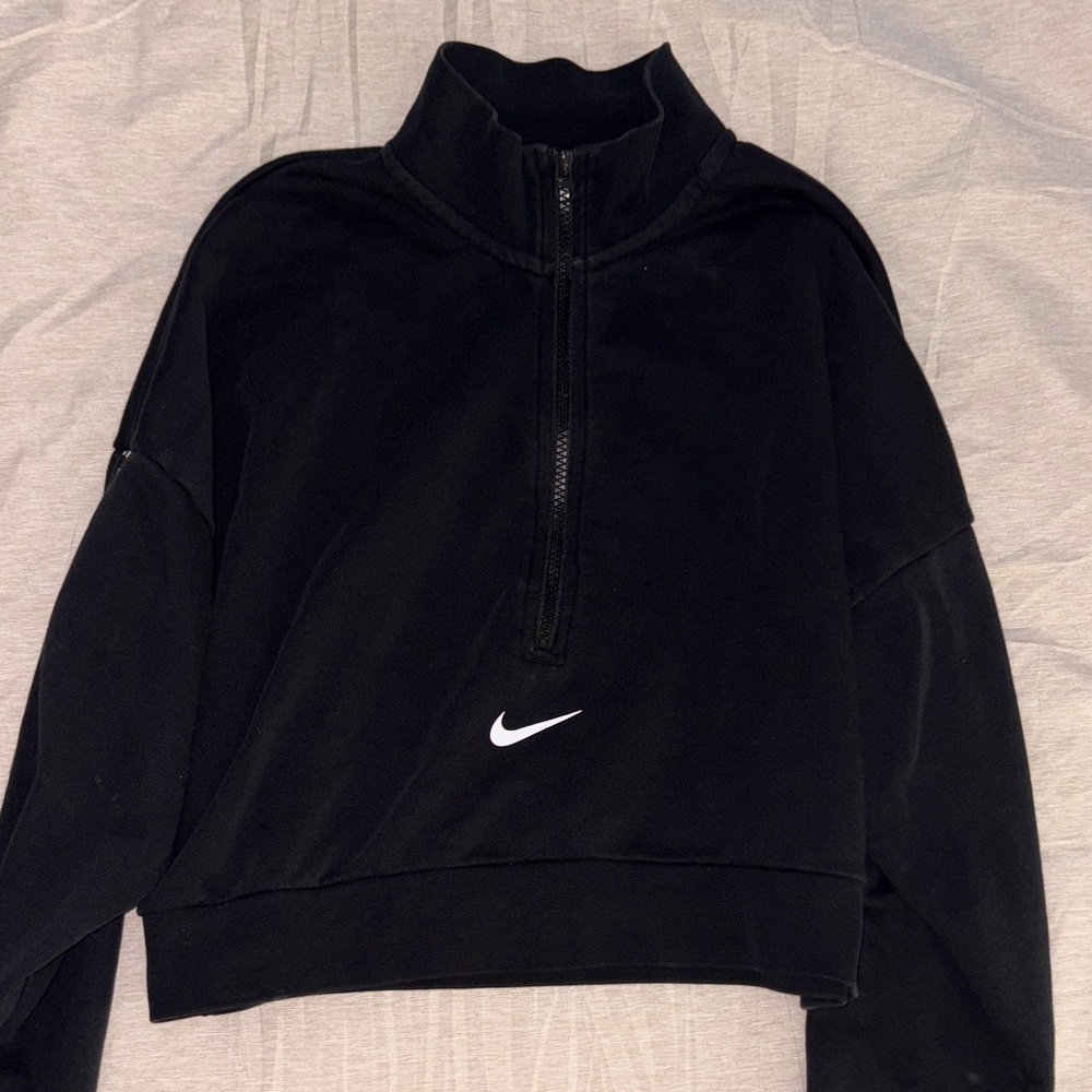 Nike Black Quarter-Zip Sweatshirt